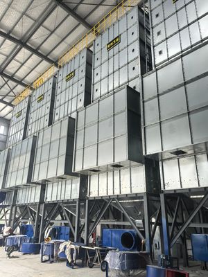 Сушилка для зерна мелких культур для кукурузы с онлайн-контролем температуры, автоматическим управлением и устройствами защиты